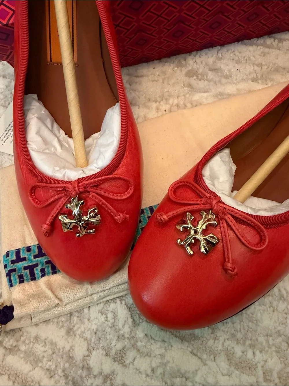 Tory Burch Ballet Flats with Tory Charm